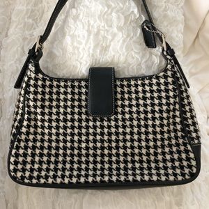 Coach houndstooth bag